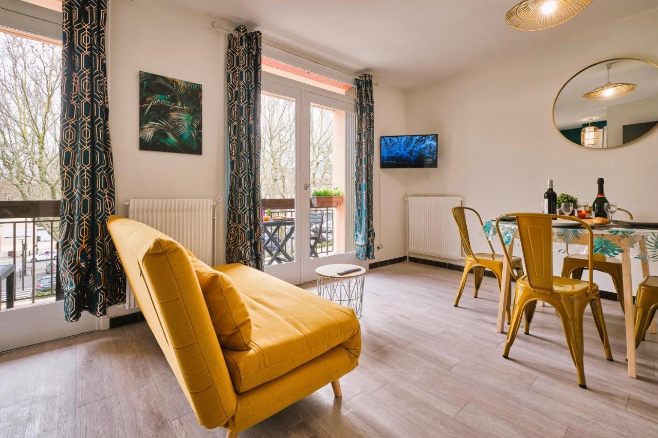 Tout Confort ! Climatisation, Centre-Ville, Parking, Terrasse, Wifi, Netflix การ์กาซอน ภายนอก รูปภาพ