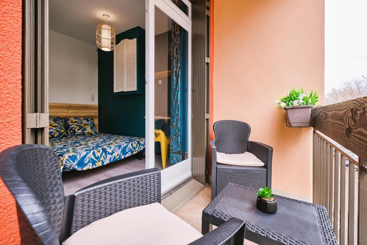 Tout Confort ! Climatisation, Centre-Ville, Parking, Terrasse, Wifi, Netflix การ์กาซอน ภายนอก รูปภาพ